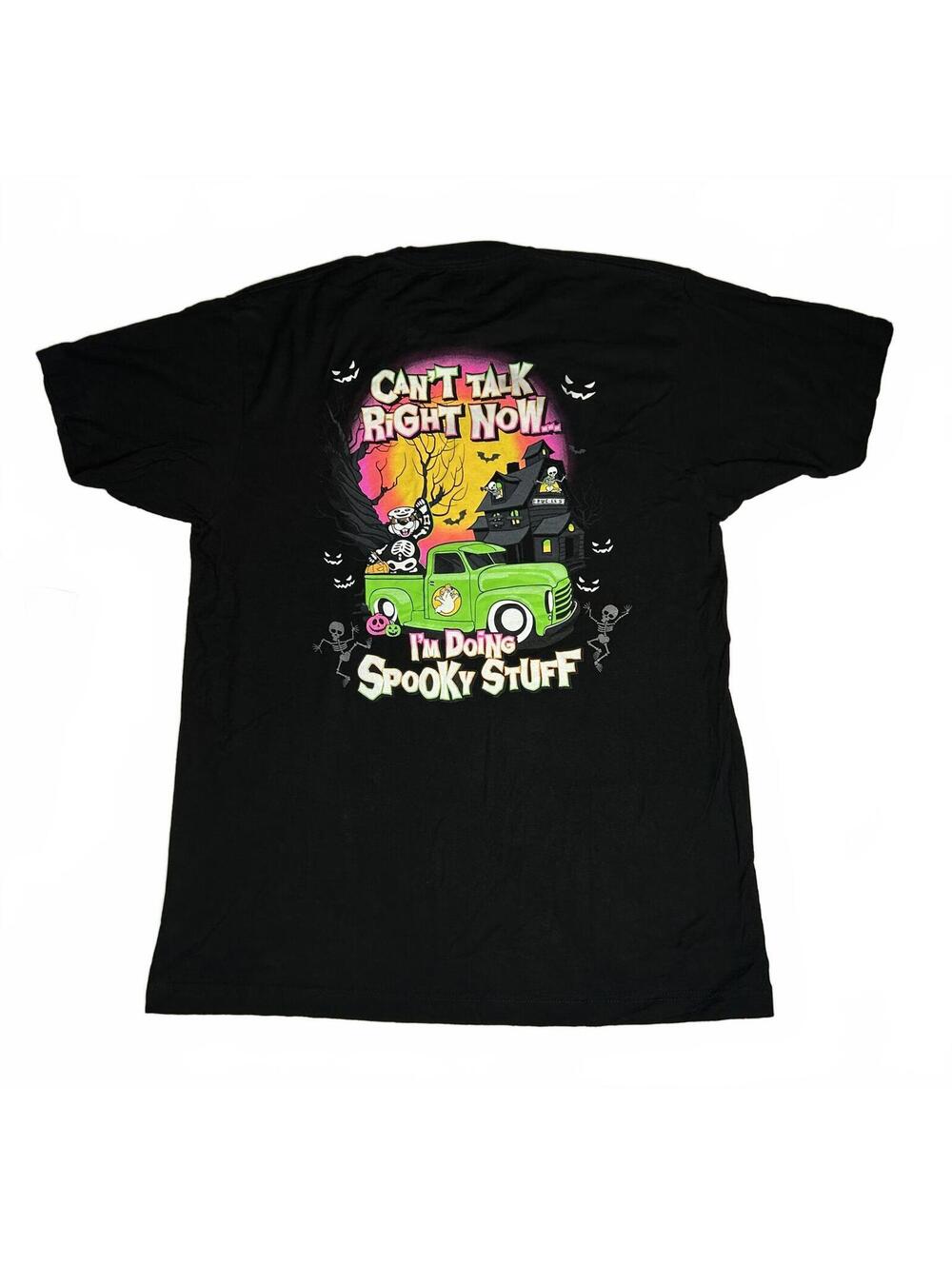 Bucees Black Halloween Graphic T-Shirt Mens Large